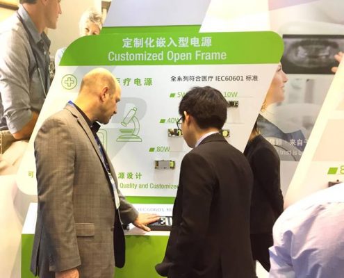 customized medical power supplies by asian power devices struck a chore in the 2018 cmef