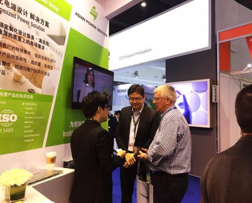 customized medical power supplies by asian power devices struck a chore in the 2018 cmef
